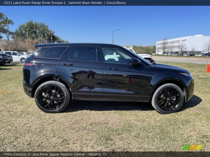 Santorini Black Metallic / Cloud/Ebony 2021 Land Rover Range Rover Evoque S