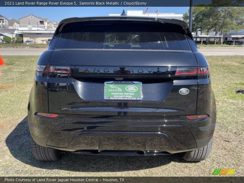 Santorini Black Metallic / Cloud/Ebony 2021 Land Rover Range Rover Evoque S