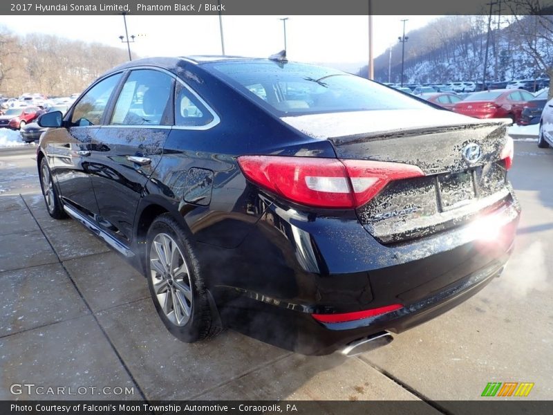 Phantom Black / Black 2017 Hyundai Sonata Limited