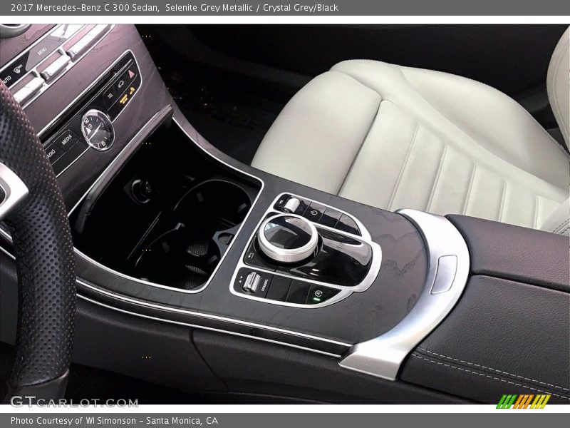 Selenite Grey Metallic / Crystal Grey/Black 2017 Mercedes-Benz C 300 Sedan