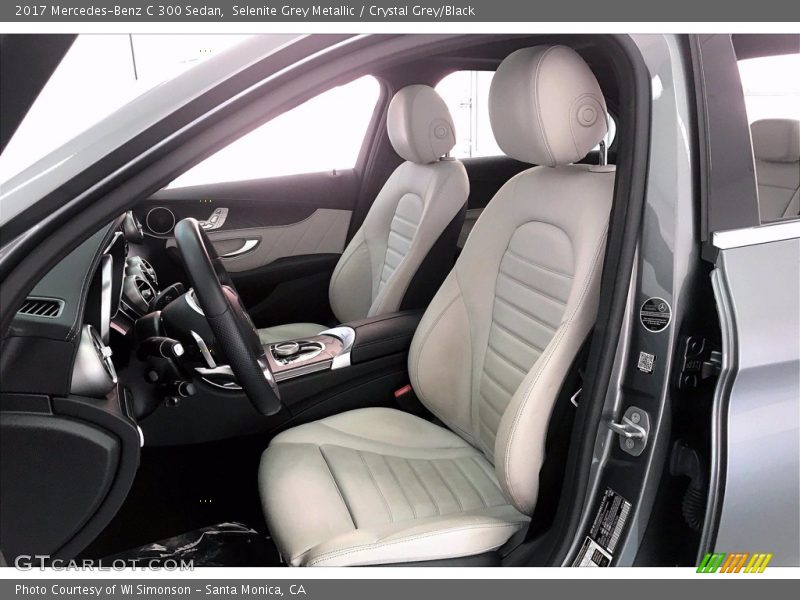 Selenite Grey Metallic / Crystal Grey/Black 2017 Mercedes-Benz C 300 Sedan