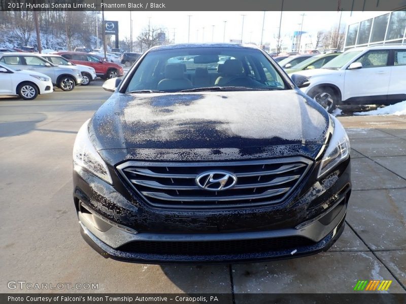Phantom Black / Black 2017 Hyundai Sonata Limited