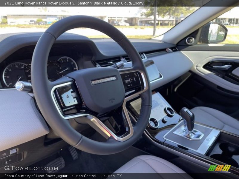 Santorini Black Metallic / Cloud/Ebony 2021 Land Rover Range Rover Evoque S