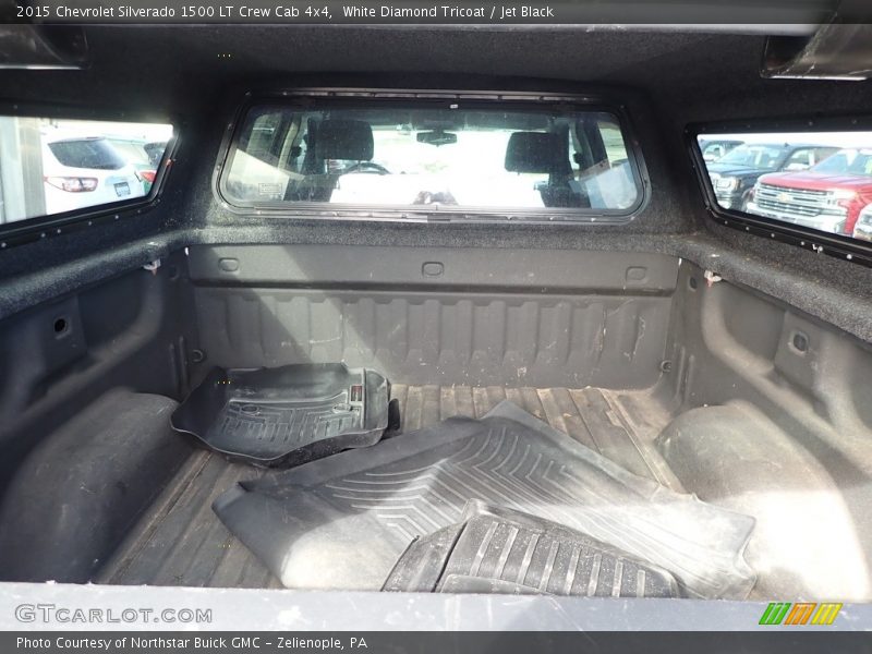 White Diamond Tricoat / Jet Black 2015 Chevrolet Silverado 1500 LT Crew Cab 4x4