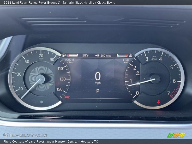  2021 Range Rover Evoque S S Gauges