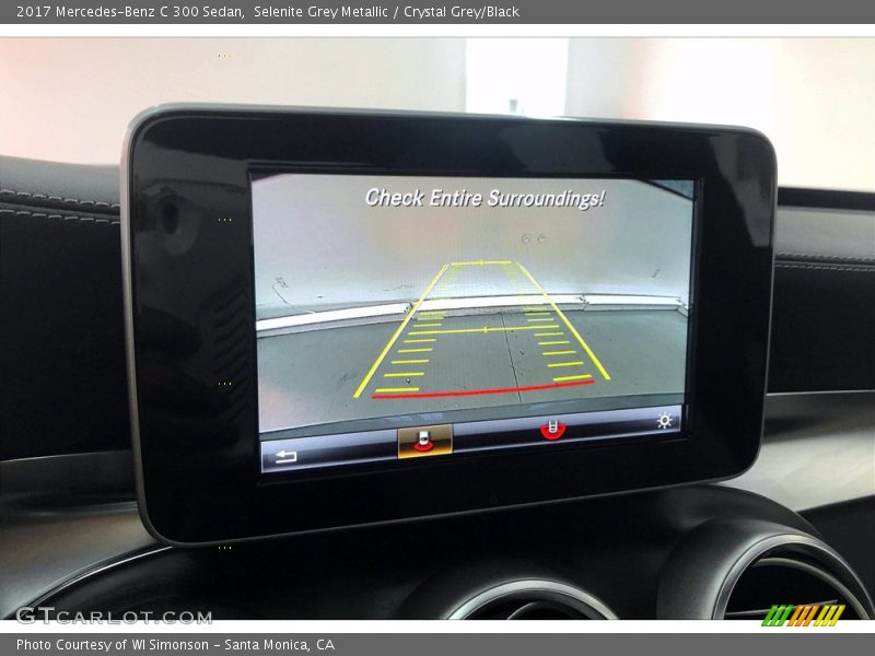 Selenite Grey Metallic / Crystal Grey/Black 2017 Mercedes-Benz C 300 Sedan