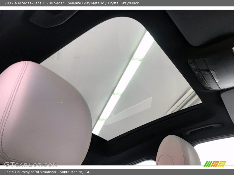 Selenite Grey Metallic / Crystal Grey/Black 2017 Mercedes-Benz C 300 Sedan
