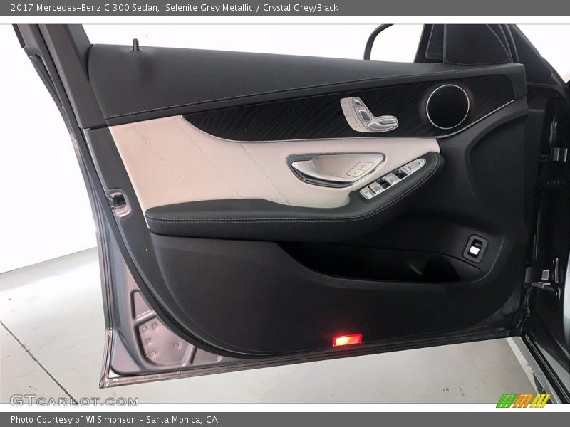 Selenite Grey Metallic / Crystal Grey/Black 2017 Mercedes-Benz C 300 Sedan