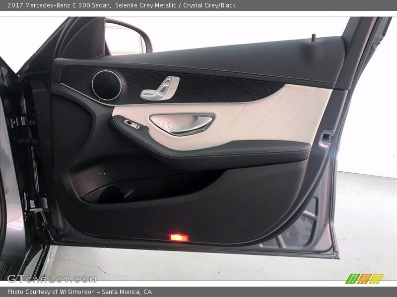 Selenite Grey Metallic / Crystal Grey/Black 2017 Mercedes-Benz C 300 Sedan