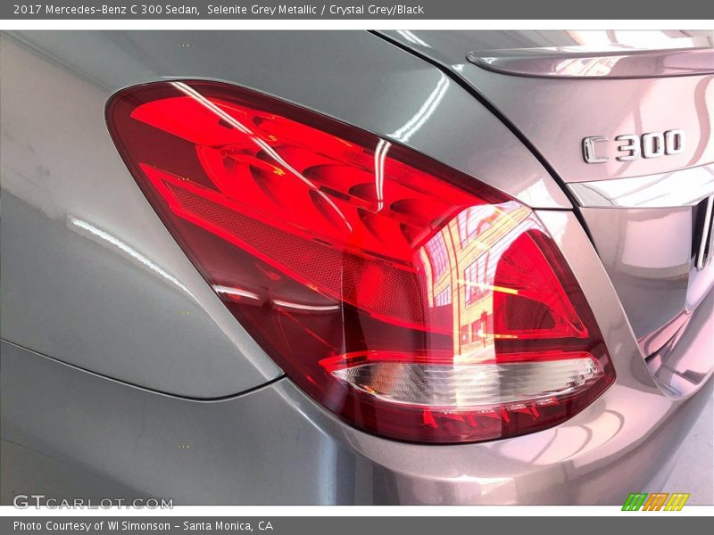 Selenite Grey Metallic / Crystal Grey/Black 2017 Mercedes-Benz C 300 Sedan