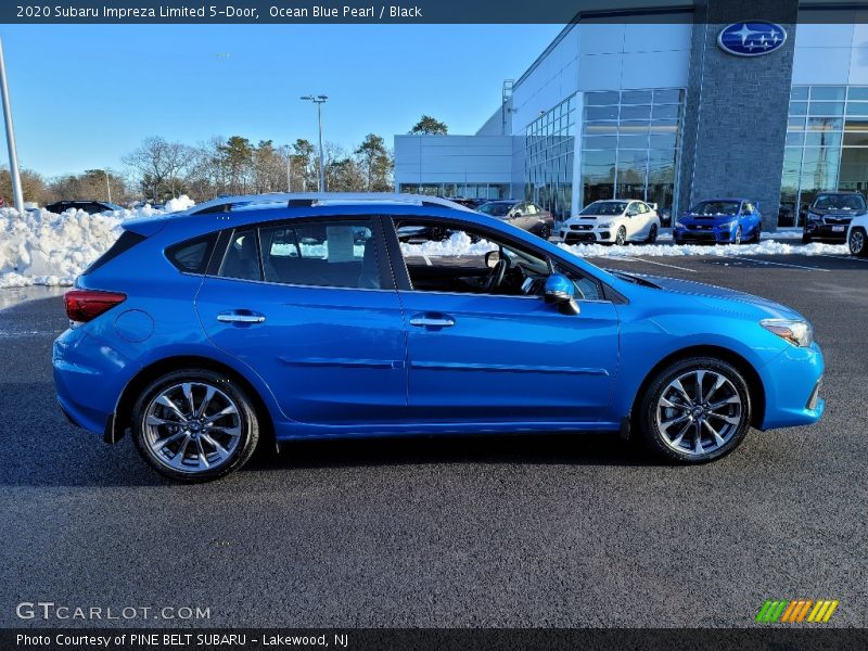 Ocean Blue Pearl / Black 2020 Subaru Impreza Limited 5-Door
