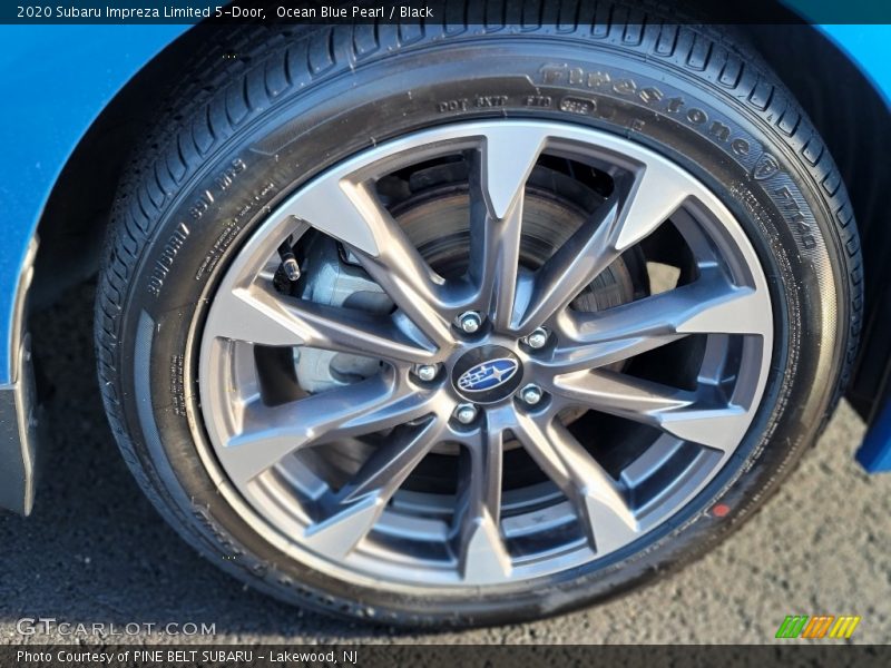 Ocean Blue Pearl / Black 2020 Subaru Impreza Limited 5-Door