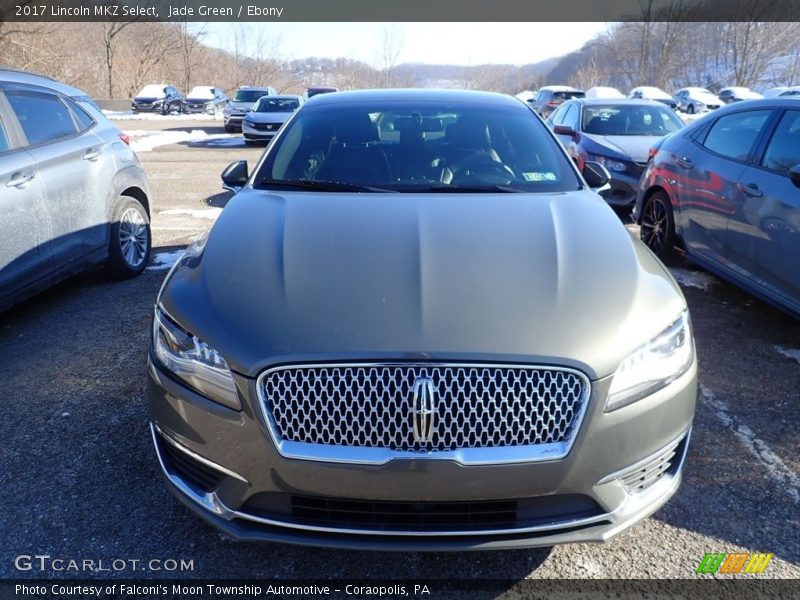 Jade Green / Ebony 2017 Lincoln MKZ Select