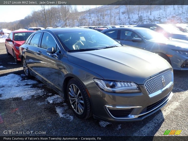Jade Green / Ebony 2017 Lincoln MKZ Select
