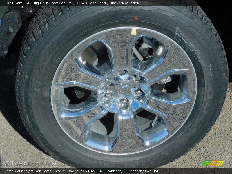 Olive Green Pearl / Black/New Saddle 2021 Ram 1500 Big Horn Crew Cab 4x4