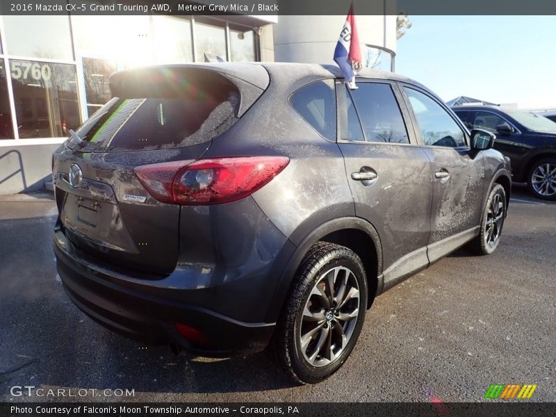 Meteor Gray Mica / Black 2016 Mazda CX-5 Grand Touring AWD