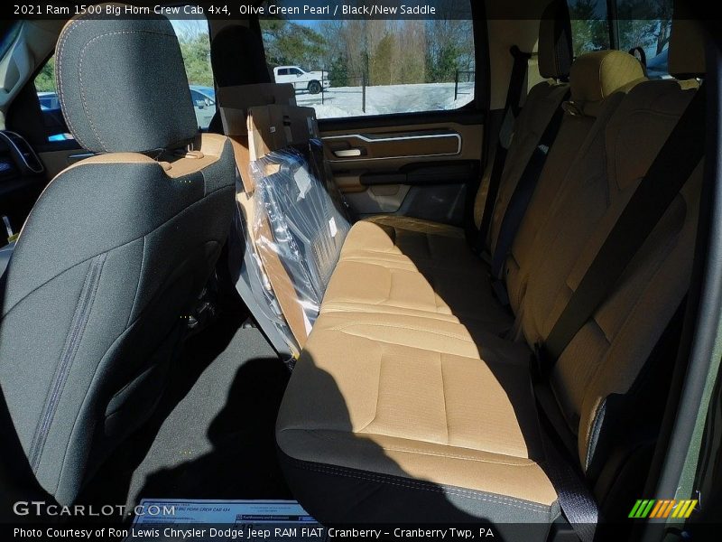Olive Green Pearl / Black/New Saddle 2021 Ram 1500 Big Horn Crew Cab 4x4
