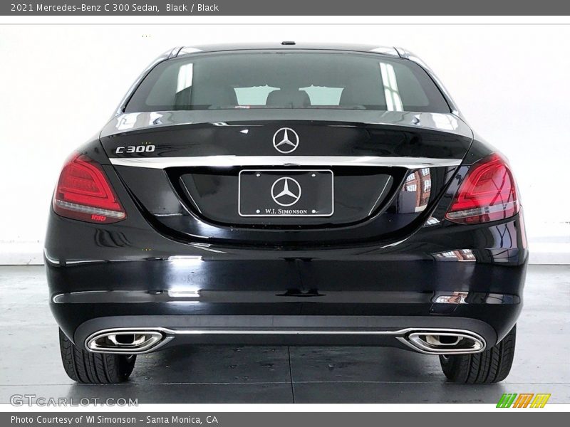 Black / Black 2021 Mercedes-Benz C 300 Sedan
