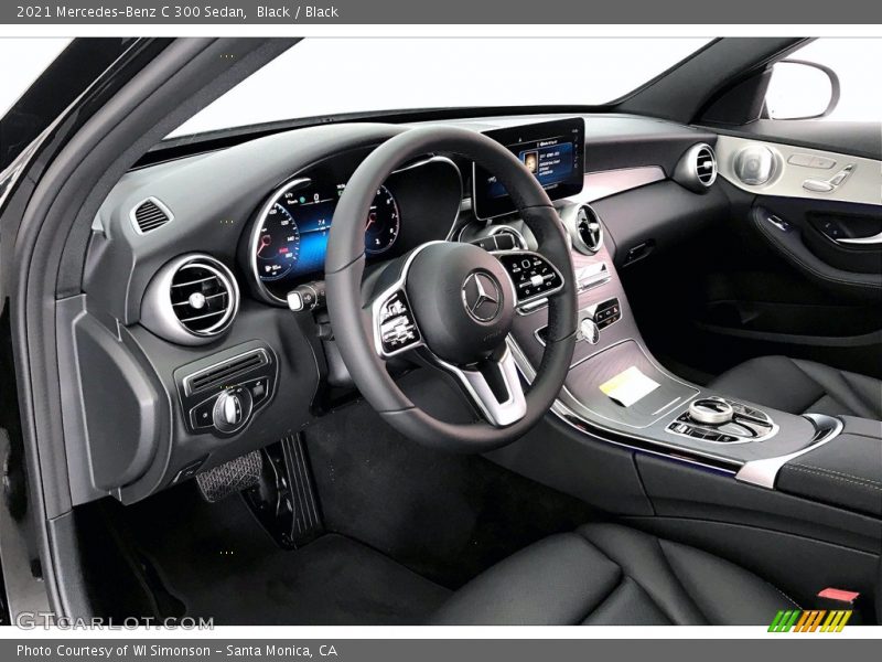 Black / Black 2021 Mercedes-Benz C 300 Sedan