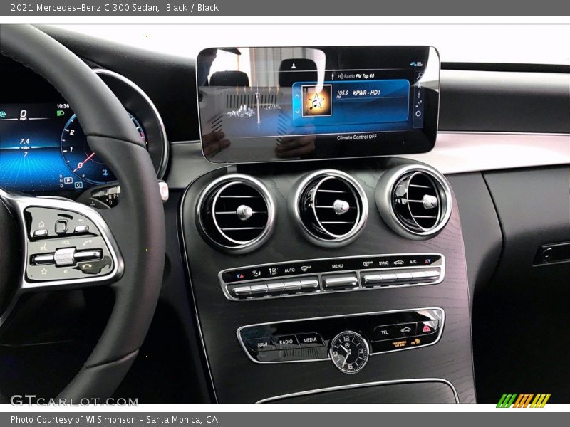 Black / Black 2021 Mercedes-Benz C 300 Sedan