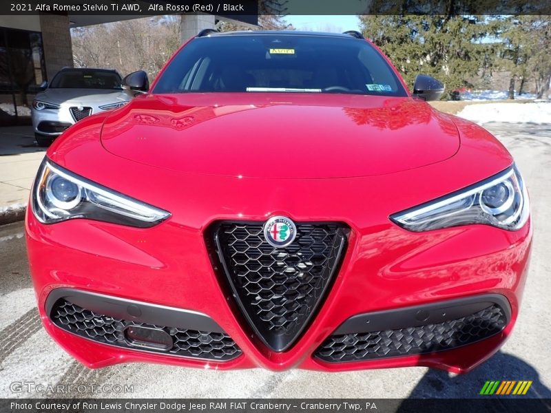 Alfa Rosso (Red) / Black 2021 Alfa Romeo Stelvio Ti AWD