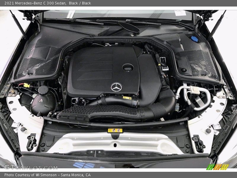 Black / Black 2021 Mercedes-Benz C 300 Sedan
