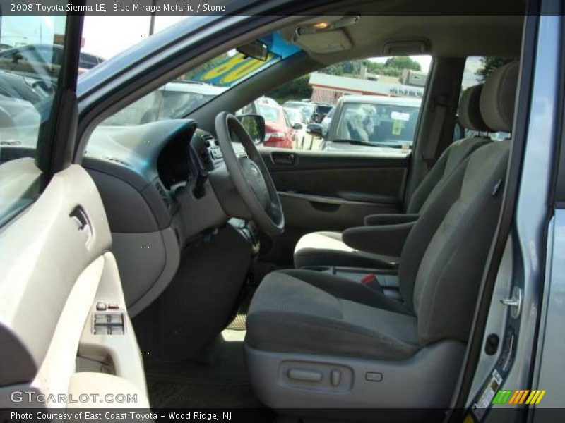 Blue Mirage Metallic / Stone 2008 Toyota Sienna LE
