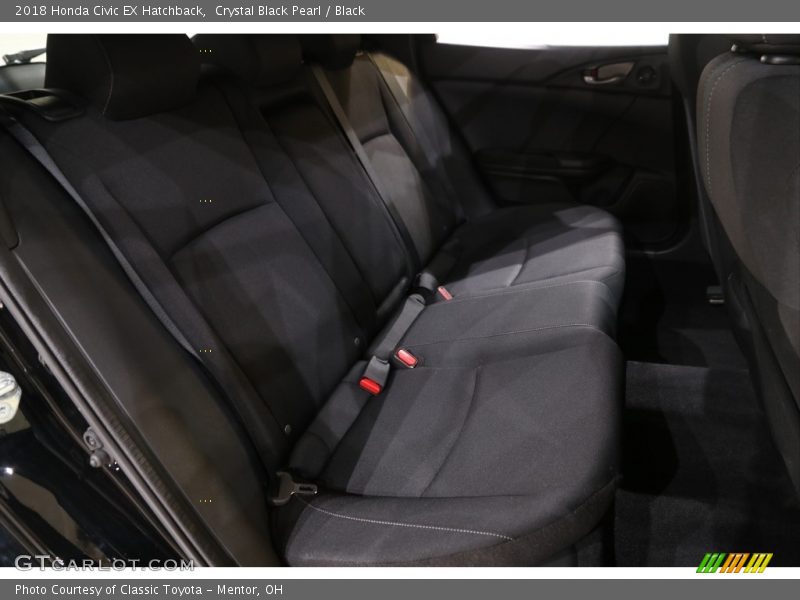 Crystal Black Pearl / Black 2018 Honda Civic EX Hatchback