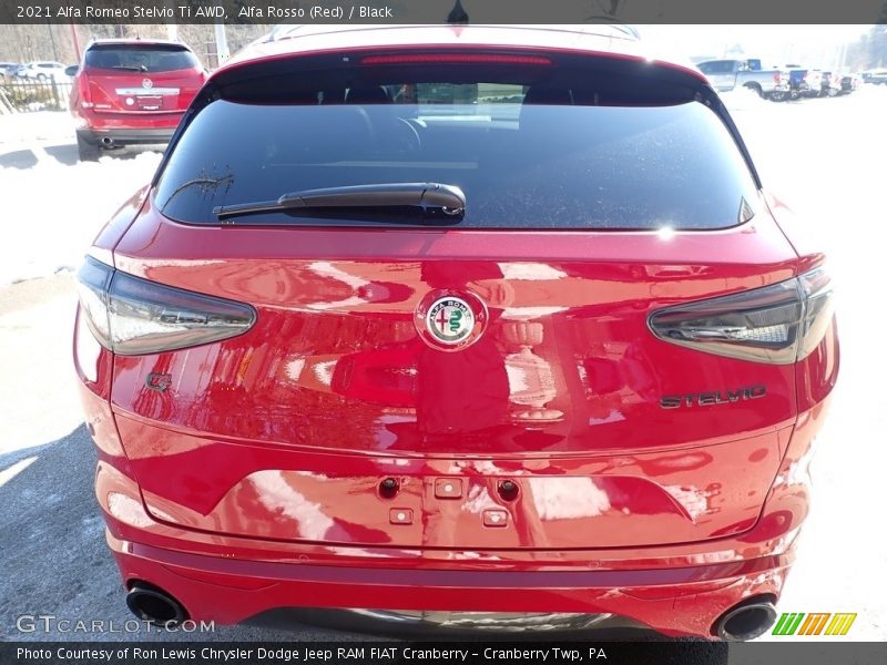 Alfa Rosso (Red) / Black 2021 Alfa Romeo Stelvio Ti AWD