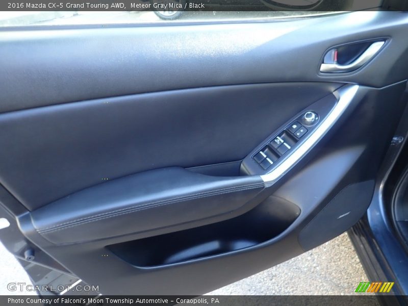 Meteor Gray Mica / Black 2016 Mazda CX-5 Grand Touring AWD
