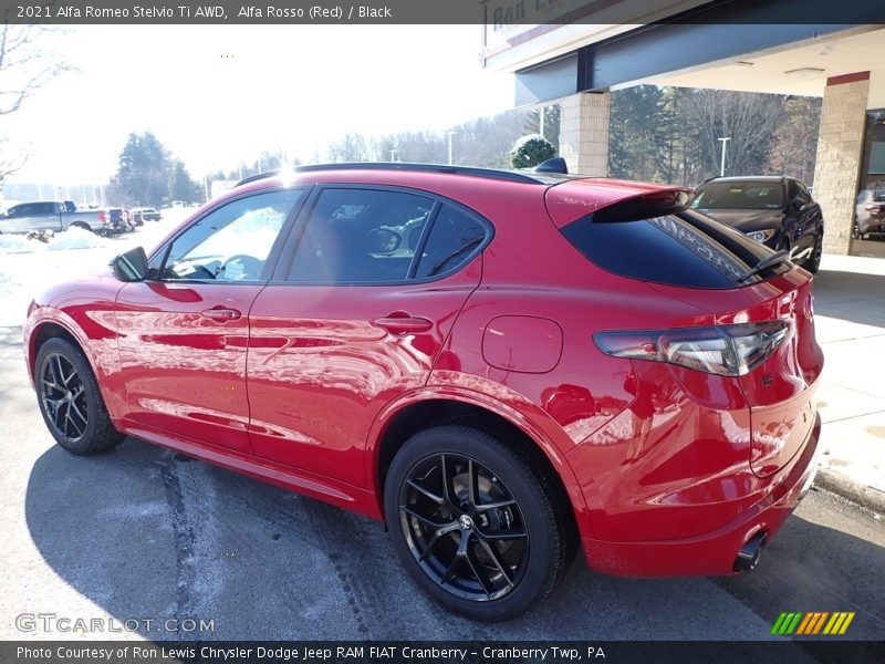 Alfa Rosso (Red) / Black 2021 Alfa Romeo Stelvio Ti AWD