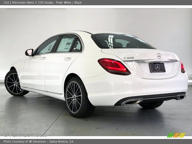 Polar White / Black 2021 Mercedes-Benz C 300 Sedan