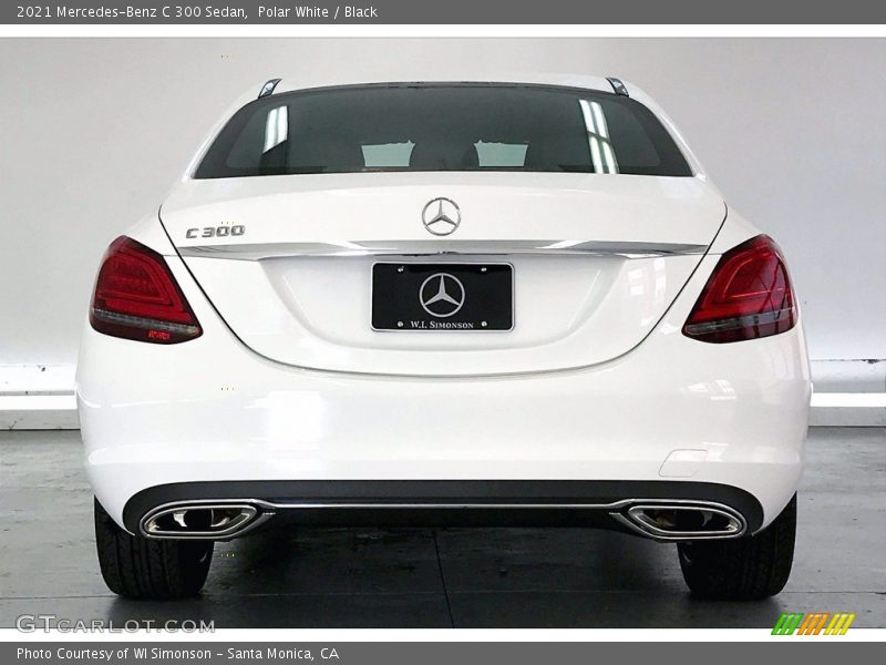 Polar White / Black 2021 Mercedes-Benz C 300 Sedan