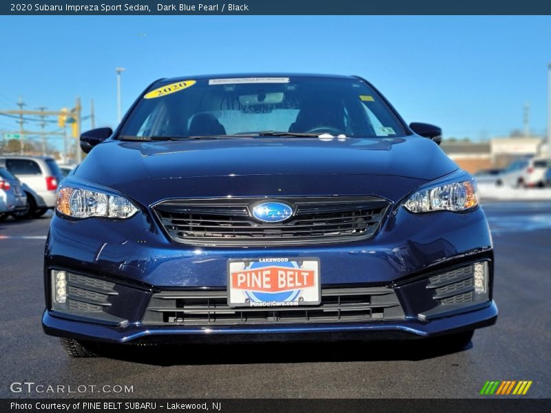 Dark Blue Pearl / Black 2020 Subaru Impreza Sport Sedan