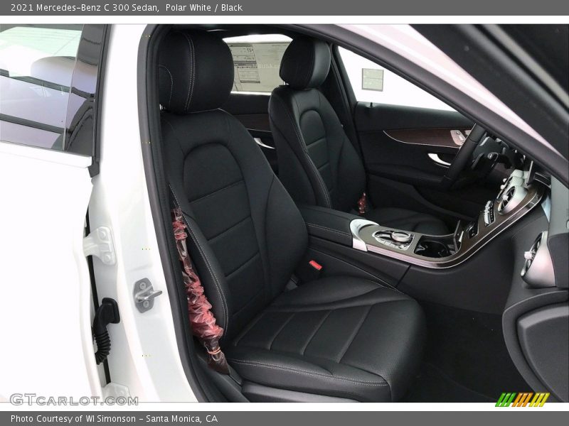 Polar White / Black 2021 Mercedes-Benz C 300 Sedan