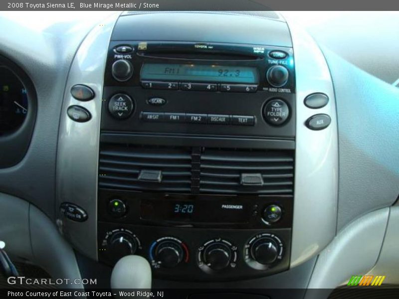 Blue Mirage Metallic / Stone 2008 Toyota Sienna LE