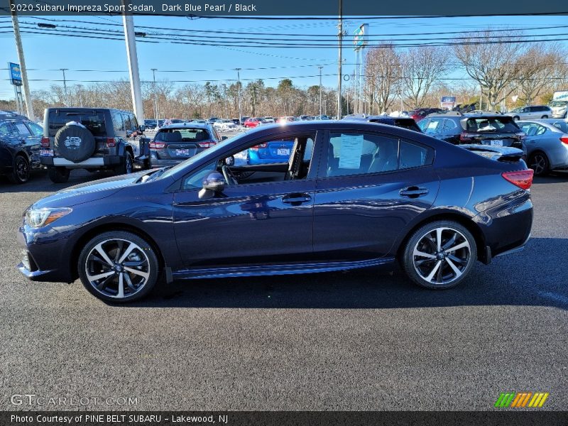 Dark Blue Pearl / Black 2020 Subaru Impreza Sport Sedan