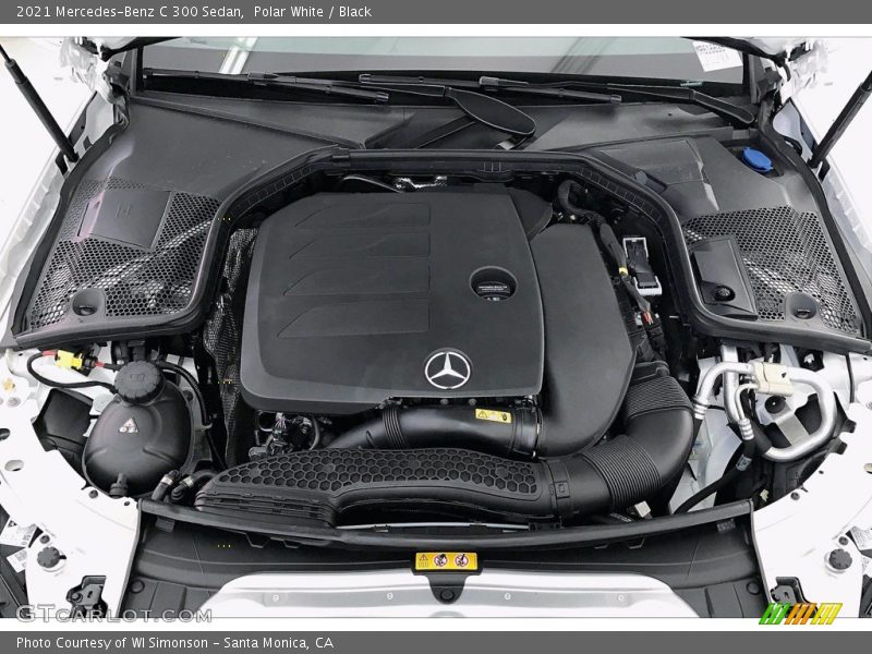 Polar White / Black 2021 Mercedes-Benz C 300 Sedan
