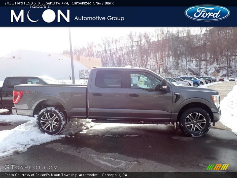 Carbonized Gray / Black 2021 Ford F150 STX SuperCrew 4x4