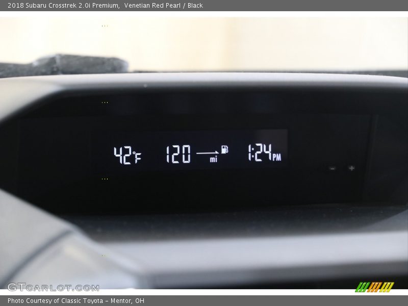Venetian Red Pearl / Black 2018 Subaru Crosstrek 2.0i Premium