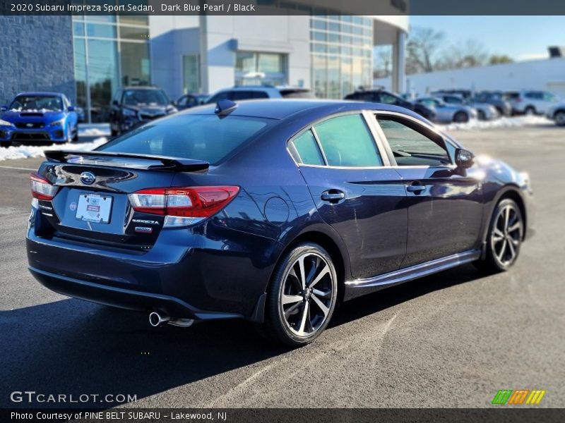 Dark Blue Pearl / Black 2020 Subaru Impreza Sport Sedan