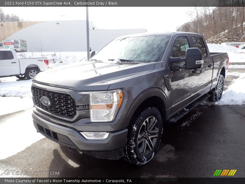 Carbonized Gray / Black 2021 Ford F150 STX SuperCrew 4x4