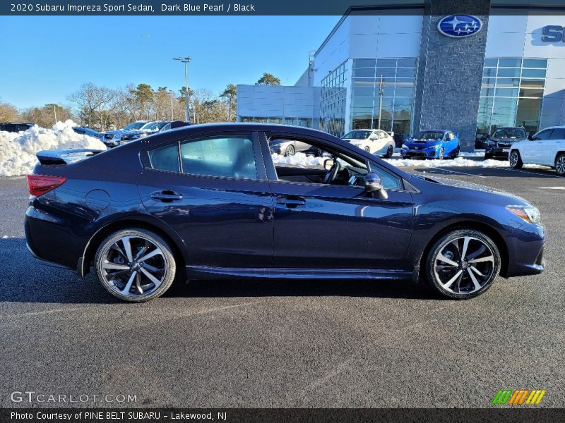 Dark Blue Pearl / Black 2020 Subaru Impreza Sport Sedan