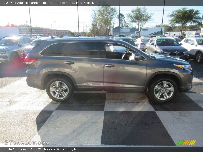 Predawn Gray Mica / Black 2019 Toyota Highlander Limited