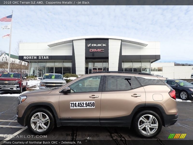 Coppertino Metallic / ­Jet Black 2018 GMC Terrain SLE AWD