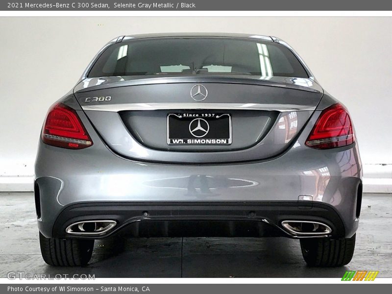 Selenite Gray Metallic / Black 2021 Mercedes-Benz C 300 Sedan