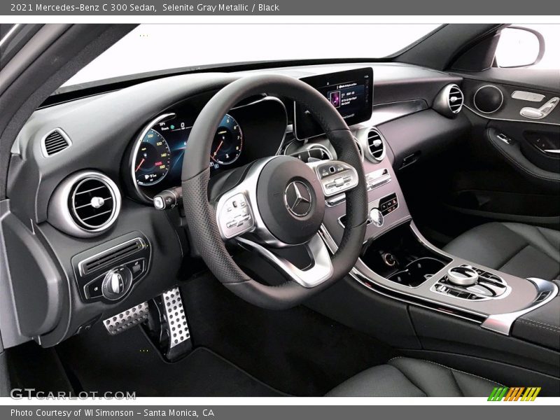 Selenite Gray Metallic / Black 2021 Mercedes-Benz C 300 Sedan