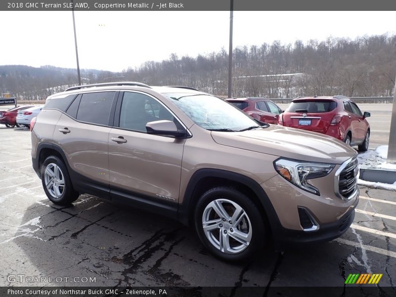 Coppertino Metallic / ­Jet Black 2018 GMC Terrain SLE AWD