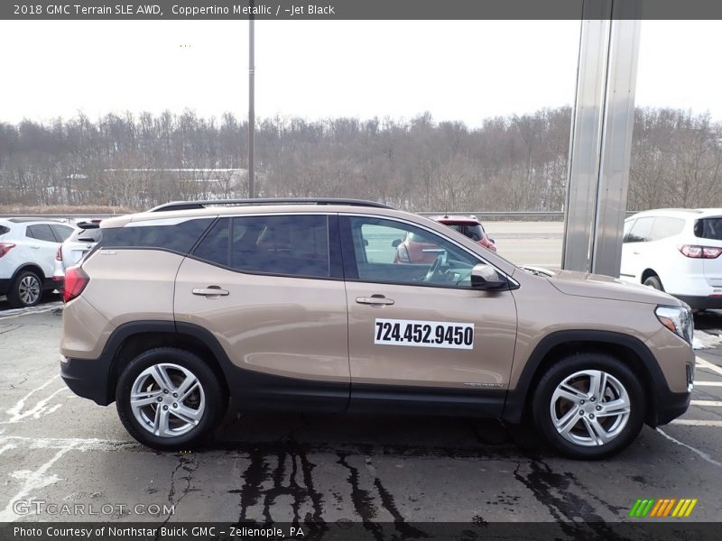 Coppertino Metallic / ­Jet Black 2018 GMC Terrain SLE AWD