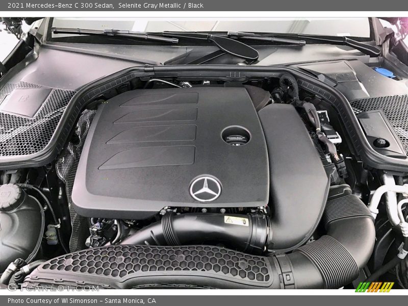 Selenite Gray Metallic / Black 2021 Mercedes-Benz C 300 Sedan